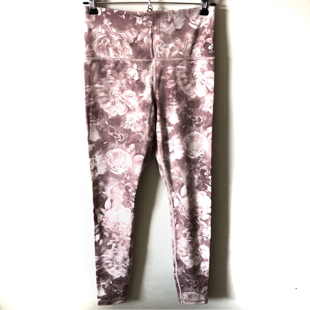 Athleta | Elation High Waist Printed Tight Legging Pink Floral
